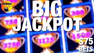 BIG JACKPOT HANDPAY! Night Life ~ Lock It Link, Best Bet, Moon Race Casino Slot Play BIG Win!