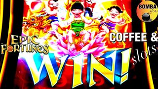 Good Morning! ☕️ Epic Fortunes Fu Dao Le Babies Coffee & Slots!