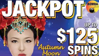 $6000+ VS. ???? Autumn Moon Dragon Cash HIGH LIMIT Slot Play up to $125 BETS ~ AN INTERESTING HANDPAY!????