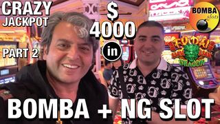 NO WAY!!! ???? @NGSlot & BOMBA Slot $4000 Group Pull You Have to See to Believe!! Huge Jackpot & MORE!