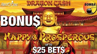 ⛩ Happy & Prosperous⛩ Bonuses dropping but will it be enough!? Up to $25 bets in Las Vegas Slot Play