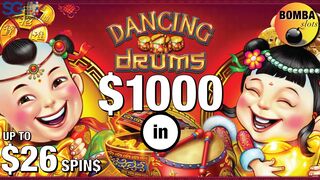 Up to $26.40 BET$ ???? Dancing Drums ???? at The Cosmopolitan in Las Vegas - Casino Slot Machine Play ????