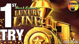 ???? Luxury Line Cash Express ???? at The Cosmopolitan in Las Vegas - Casino Slot Machine Play - 1st Try!