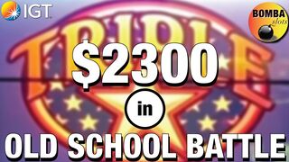 High Limit ???? 3 REEL ???? Old School Battle at The Cosmopolitan in Las Vegas - Casino Slot Machine Play