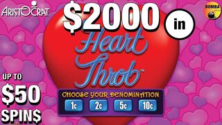 Up to $50 BET$ ❤️ Heart Throb ❤️ Lightning Link - Don't go breaking my heart on Valentine's Day! ???? ????