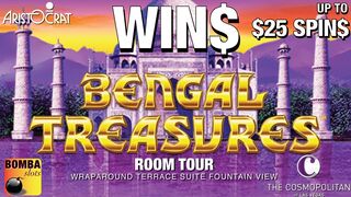 WIN$ ???? Bengal Treasures ???? + A Wraparound Terrace Suite Fountain View Tour at The Cosmo in Las Vegas????