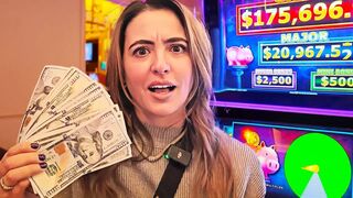 LUCKIEST JACKPOT w/ No Money Left in Vegas!!!