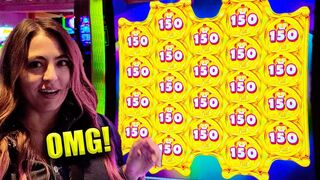 We WON A FULLSCREEN On The CUTEST SUMO KITTY SLOT MACHINE!!