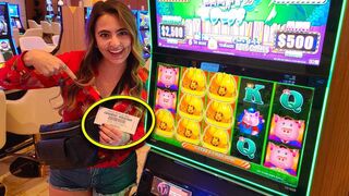 VEGAS ESCORT SCAMS Man Next To US & We Win a 200X+ JACKPOT!