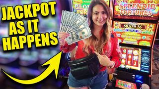 $500 Challenge Turns Into This CRAZY JACKPOT ???? Watch AS IT HAPPENS!