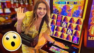 MASSIVE JACKPOT ???? Nearly A Full Screen Of Buffalo On This Slot Machine!