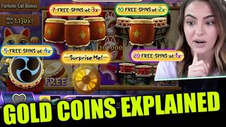 Gold Coins Explained on Go LuckyLand!