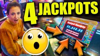 OMG! 4 JACKPOT HANDPAYS on Cleopatra & Won My BIGGEST JACKPOT EVER on Cleo!