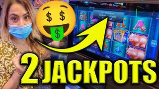 OMG!! This PIGGY Popped ????????2 JACKPOT HANDPAYS