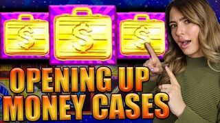 GOLD CASES EVERYWHERE!!! 2 HUGE JACKPOTS on Lightning Link!