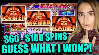???? JACKPOT HANDPAY ON CLEO ???? She is SHARING HER TREASURES ????