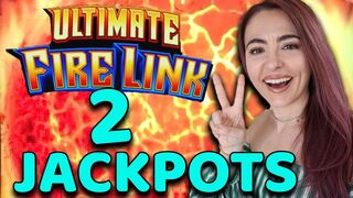 MY BEST BACK TO BACK JACKPOTS on Ultimate Fire Link in VEGAS!