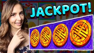 OMG!! RARE 4 Symbol HANDPAY JACKPOT on Triple Fortune Dragon!!