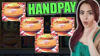 4 SYMBOL HANDPAY JACKPOT on Happy & Prosperous Dragon Link!