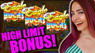 IT'S BEEN 3 YEARS! Eagle BUCKS Bonus on $25/MAX BET!