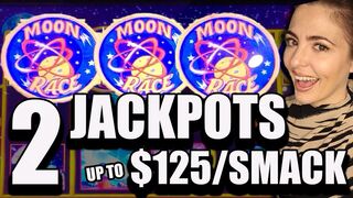 To The ???????????? $125/SPINS! 2 HANDPAY JACKPOTS! 6 BONUS GAMES on Moon Race!