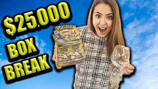 Opening a $25,000 Neo Genesis Pokemon Box at Home!