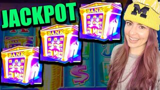 Piggy Bankin' HANDPAY JACKPOT w/ Bonus Games Galore!