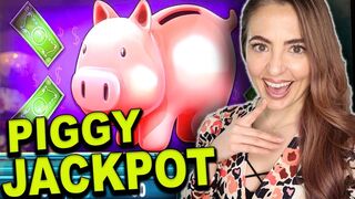 FINALLY Landed! $50/BET HANDPAY JACKPOT on Piggy Bankin'!