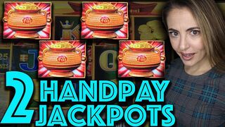???? 2 HANDPAY JACKPOTS on Happy & Prosperous Dragon Link! ????