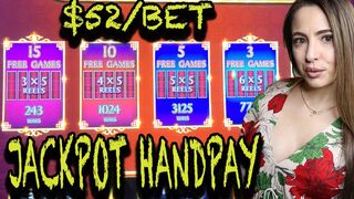 $52/Spin HANDPAY JACKPOT on Dancing Drums in Las Vegas!
