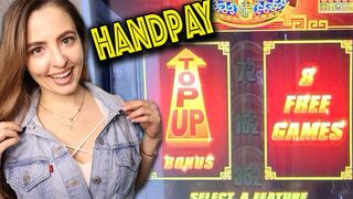 FINALLY Hit $35/SPIN HANDPAY JACKPOT on Rising Fortunes in Deadwood SD!