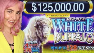 $25/SPIN BONUS Game on White Buffalo Slot Machine at Wind Creek!
