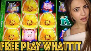 Used FREEPLAY & Landed HANDPAY on Huff n Puff at Wynn Las Vegas!