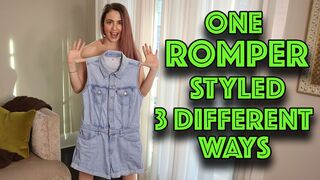 Styling My ROMPER 3 Different Ways!