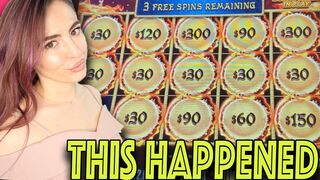 RED HOT!! $30/SPIN! HANDPAY JACKPOT on Dragon Link in Las Vegas!