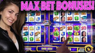 WONDER 4 Spinning Fortunes - Played 3 Games on Max BET in Las Vegas!