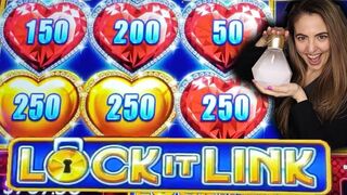 FINALLY A JACKPOT HANDPAY on LOCK IT LINK DIAMONDS from Las Vegas!