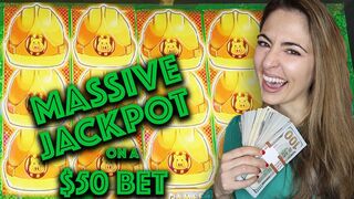 INSANE MASSIVE HANDPAY JACKPOT ON HUFF N PUFF in VEGAS! MUST WATCH!