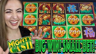 CAN'T BELIEVE I LANDED THIS on Mighty Cash with a Small BET!
