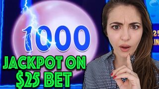 WHAT A HANDPAY JACKPOT on LIGHTNING LINK on $25 BET!